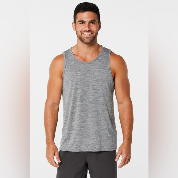 lululemon athletica Other - Lululemon Men’s Gray Seamless Training Tank “Get Outside. Get Sweaty.” Size M U